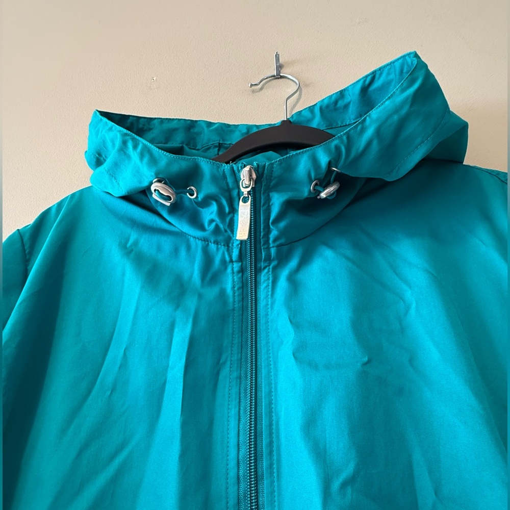 Northern Reflections Packaway Lightweight Teal Jacket - Picture 6 of 13